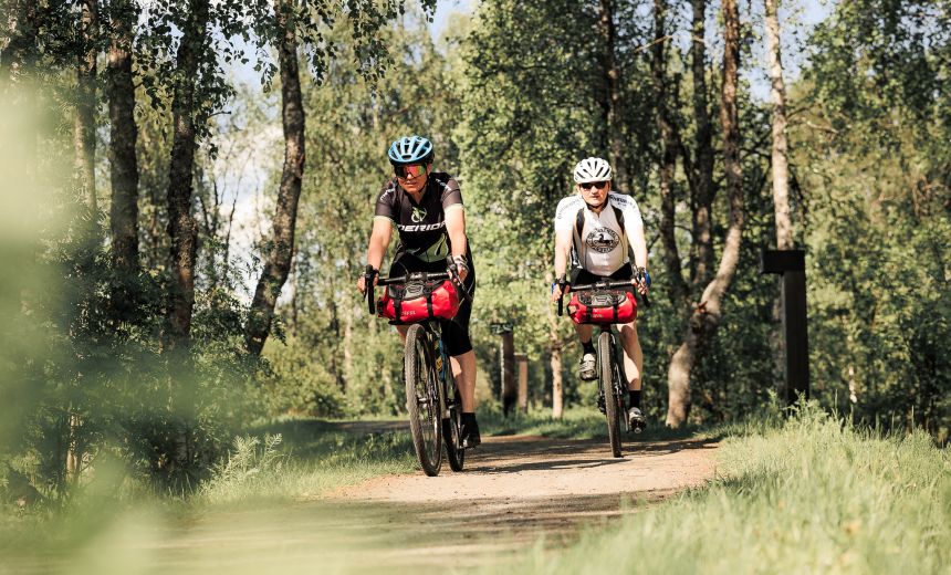 gravel pyöräily ruka-kuusamossa