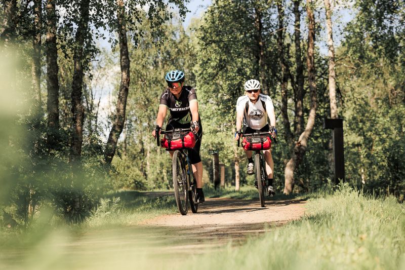 gravel pyöräily ruka-kuusamossa